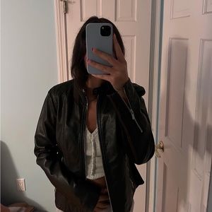 Leather jacket